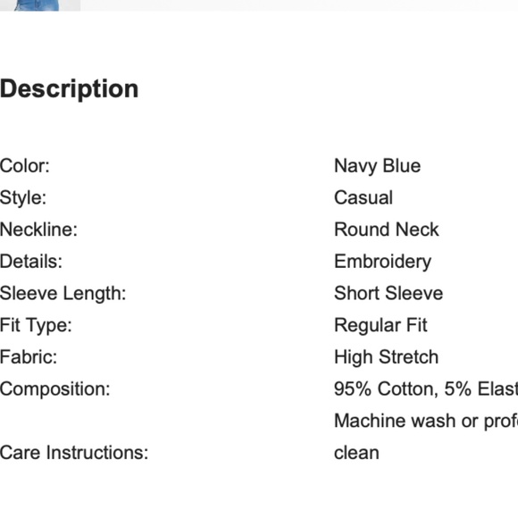 SHEIN Floral Embroidered Flutter Sleeve Tee - Picture 8 of 10